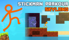 Stickman Parkour Skyland